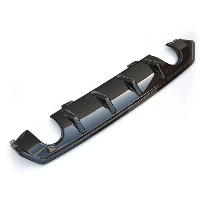 Car Craft Compatible With Honda Civic 2016-20219 Rear After Bumper Lip Diffuser Skirt Splitter Trim Black Model A