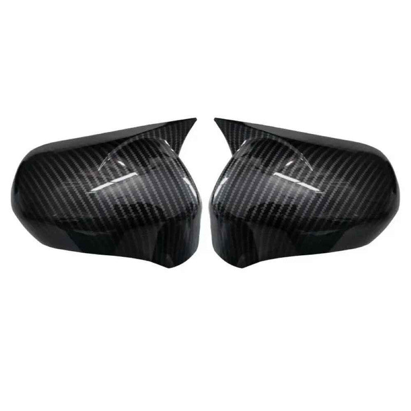 Car Craft Compatible With Honda Civic 2005-2011 Side Rear View Case Wing Cap Shell Housing Mirror Covers 3m Tape Pasting Style Without Mirror Light Carbon Fiber Look CC-11531