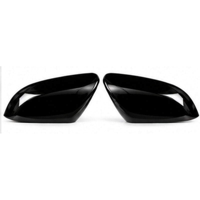 Car Craft Compatible With Honda Civic 2016-2021 Side Rear View Case Wing Cap Shell Housing Mirror Covers 3m Tape Pasting Style Factroy Style Glossy Black