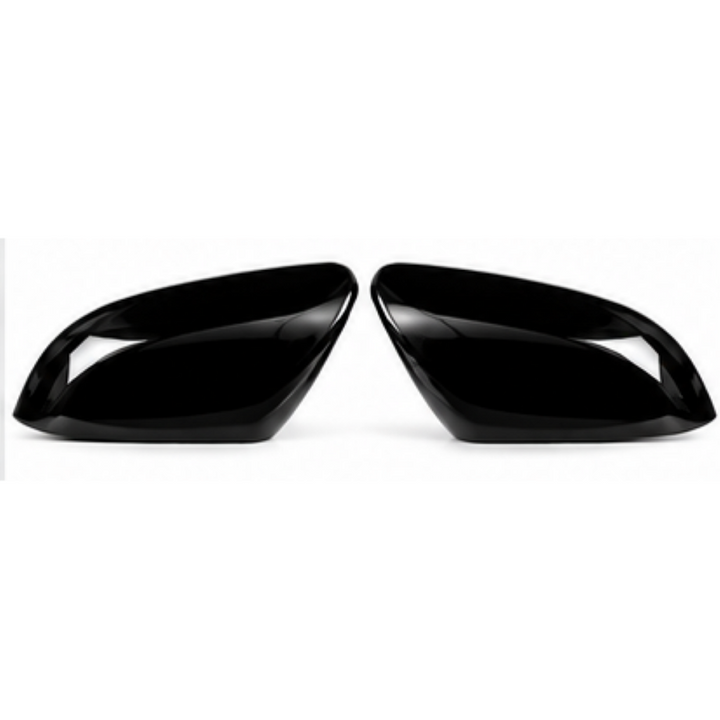 Car Craft Compatible With Honda Civic 2016-2021 Side Rear View Case Wing Cap Shell Housing Mirror Covers 3m Tape Pasting Style Factroy Style Glossy Black