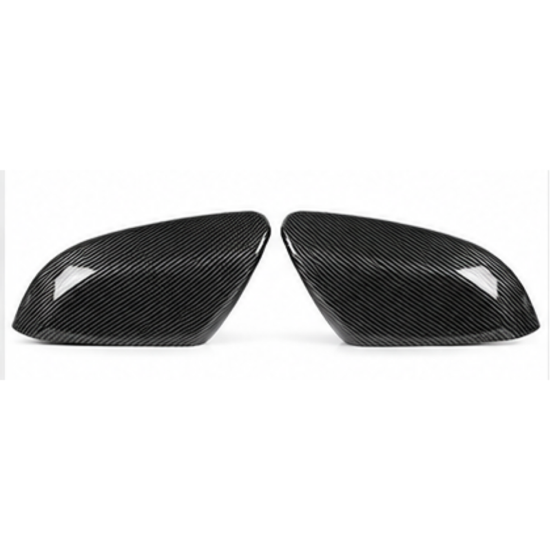 Car Craft Compatible With Honda Civic 2016-2021 Side Rear View Case Wing Cap Shell Housing Mirror Covers 3m Tape Pasting Style Factroy Style Carbon Fiber Look