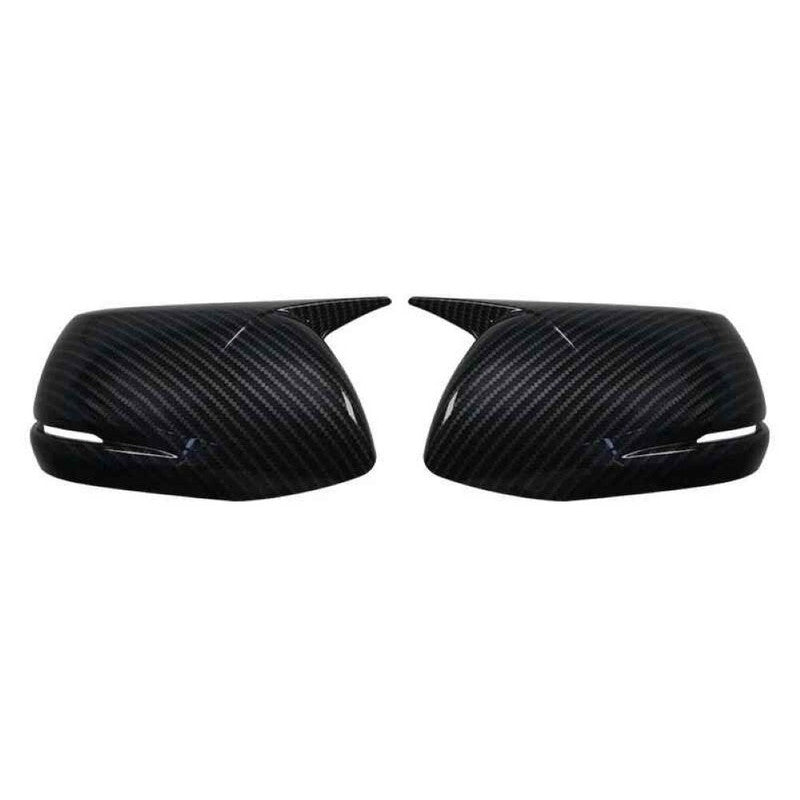 Car Craft Compatible With Honda Crv 2012-2021 Side Rear View Case Wing Cap Shell Housing Mirror Covers 3m Tape Pasting Style Carbon Fiber Look CC-11537
