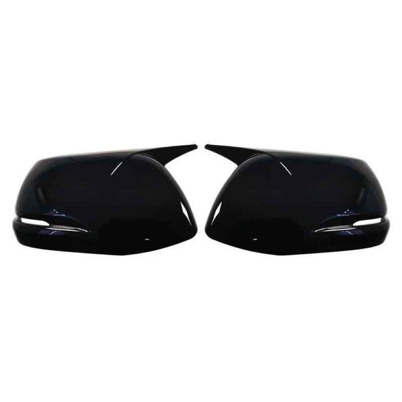 Car Craft Compatible With Honda Crv 2012-2021 Side Rear View Case Wing Cap Shell Housing Mirror Covers 3m Tape Pasting Style Glossy Black CC-11536