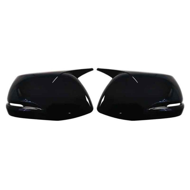 Car Craft Compatible With Honda Crv 2012-2021 Side Rear View Case Wing Cap Shell Housing Mirror Covers 3m Tape Pasting Style Glossy Black CC-11536