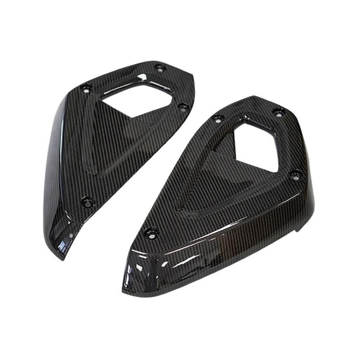Car Craft Compatible With Range Land Rover Defender 90 110 130 L663 Lr129997 2020+ Car Interior Inner Instrument Dashboard Panel Side Decorative Frame Panel Trim Cover Real Carbon Fiber - CAR CRAFT INDIA