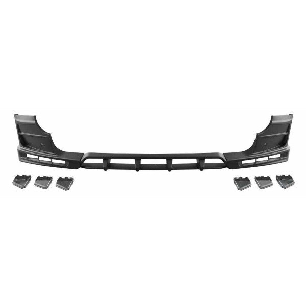 Car Craft Compatible With Land Range Rover Defender 90 110 130 2020-2026 L663 Front Bumper Lip Splitter Skirts Vent Kt Rock Design Ms Style 3 Led Carbon Fiber Look - CAR CRAFT INDIA