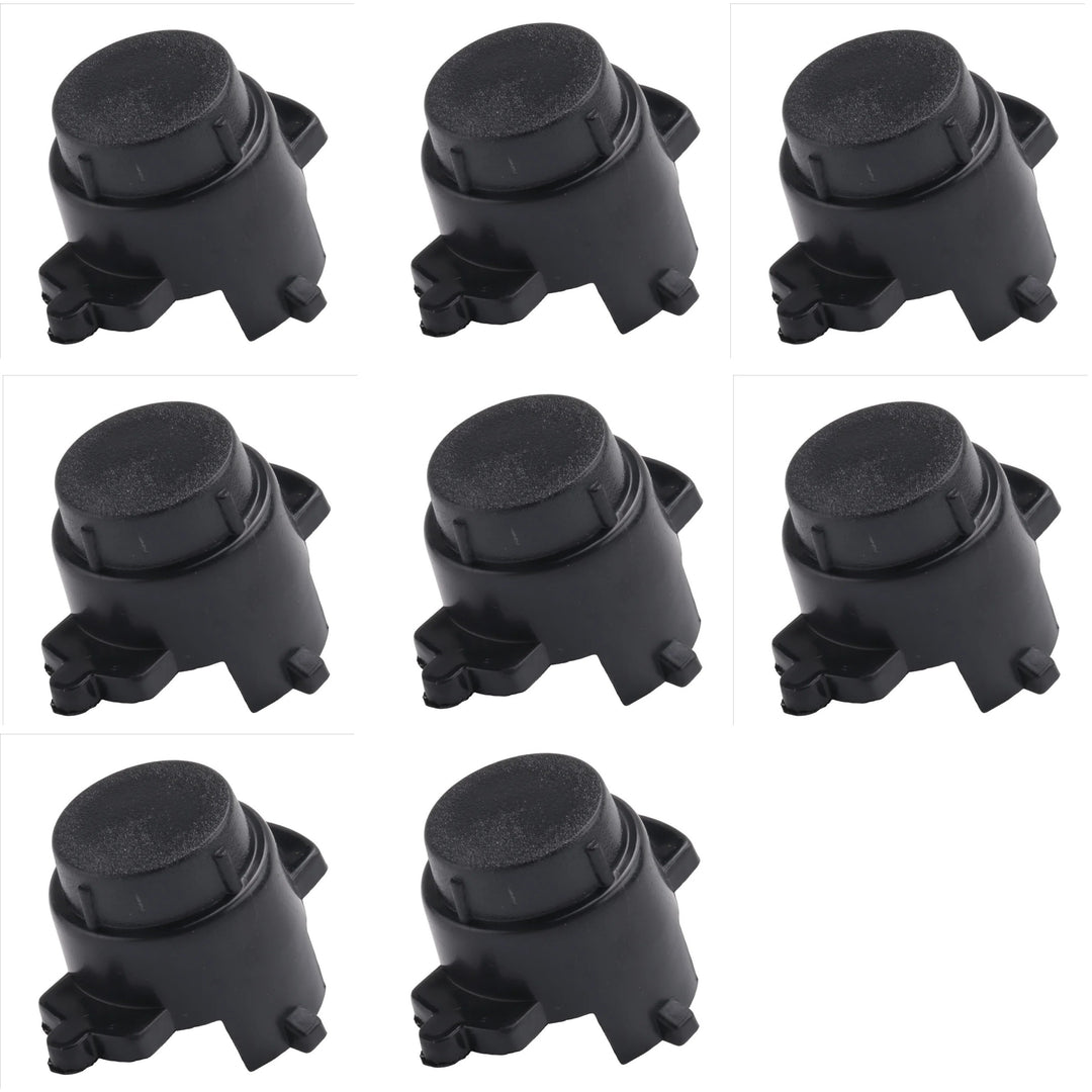 Car Craft Compatible With Car Bumper Dummy Parking Park Sensor Blank Cover Electric Eye Cover Set of 8 - CAR CRAFT INDIA