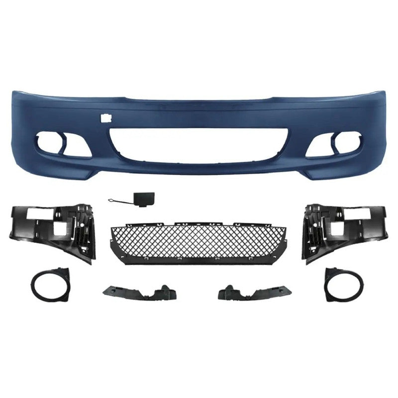 Car Craft Compatible With Bmw 3 Series E46 Sedan 1998-2004 Upgrade Facelift Convert To M3 Mt M Tech M Sport Front Bumper Bodykit Body Kit For 2 Door Car Gc E46-010