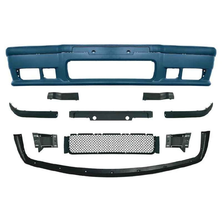Car Craft Compatible With Bmw 3 Series E36 1990-1998 Upgrade Facelift Convert To E36 M3 M Sport Bodykit Front Bumper CC-9659