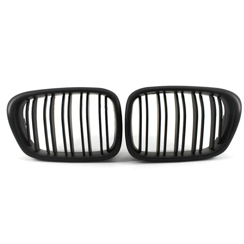 Car Craft Compatible With Bmw 5 Series E39 1988-2003 Upgrade Front Bumper Show Grill Glossy Black - CAR CRAFT INDIA