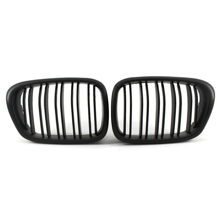Car Craft Compatible With Bmw 5 Series E39 1988-2003 Upgrade Front Bumper Show Grill Glossy Black - CAR CRAFT INDIA