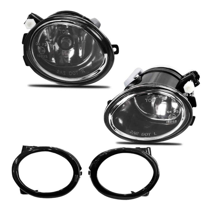 Car Craft Compatible With Bmw 3 Series E46 1998-2004 Front Bumper Fog Lamp Light M Sport Mt M Tech Bumper