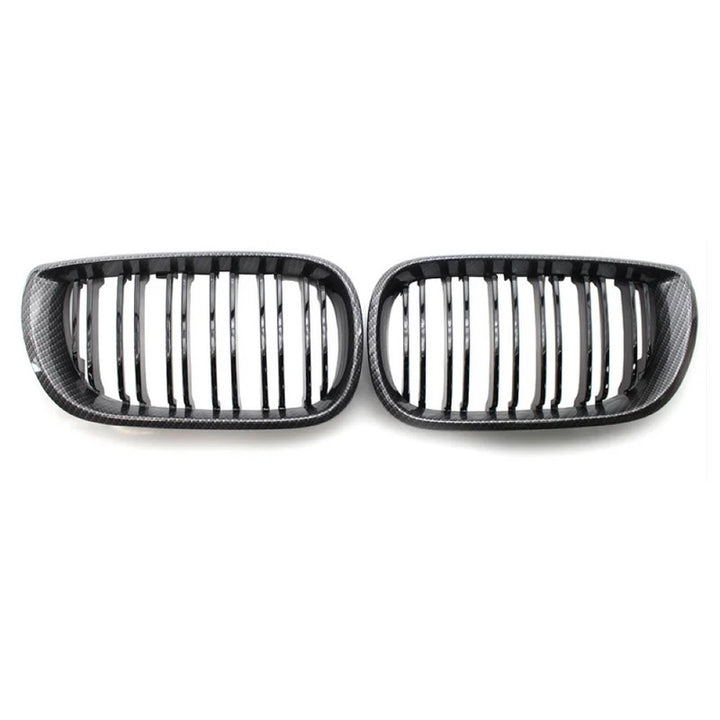 Car Craft Compatible With Bmw 3 Series E46 1998-2004 Upgrade Front Bumper Show Grill Carbon Fiber Look 2 Door - CAR CRAFT INDIA