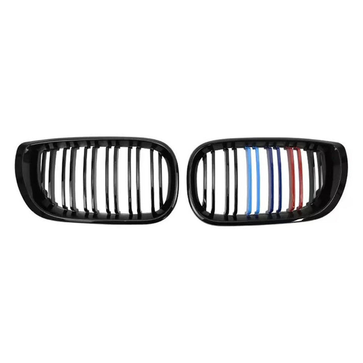 Car Craft Compatible With Bmw 3 Series E46 1998-2004 Upgrade Front Bumper Show Grill Tri Colour 4 Door - CAR CRAFT INDIA