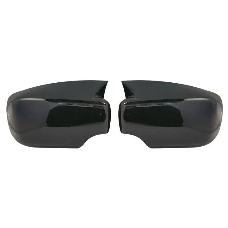 Car Craft Compatible With Bmw 3 Series E46 2002-2006 Side Rear View Case Wing Cap Shell Housing Mirror Covers 3m Tape Pasting Style Glossy Black CC-11544