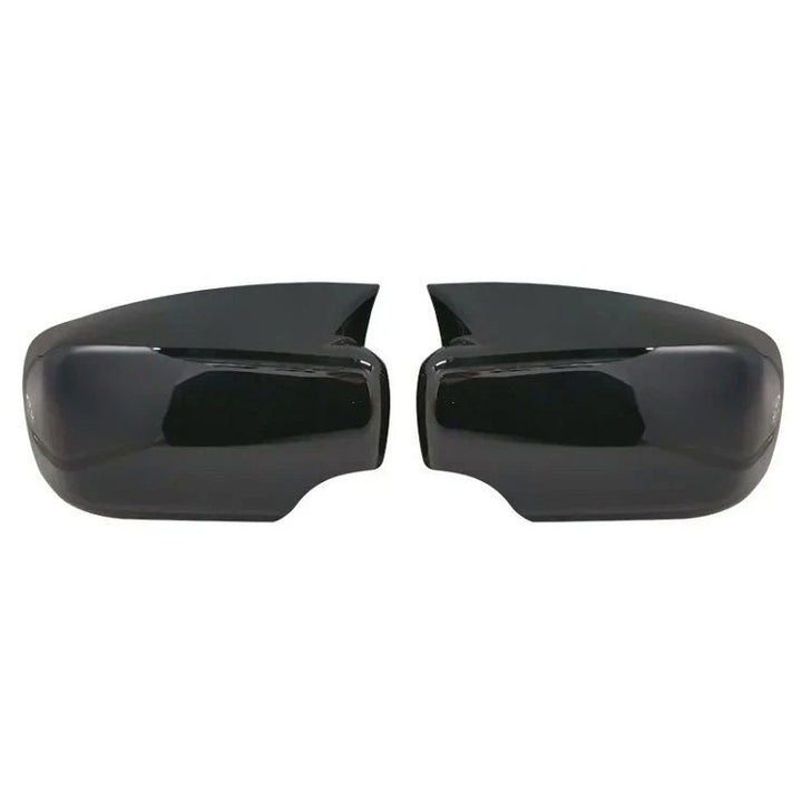 Car Craft Compatible With Bmw 3 Series E46 2002-2006 Side Rear View Case Wing Cap Shell Housing Mirror Covers 3m Tape Pasting Style Glossy Black CC-11544