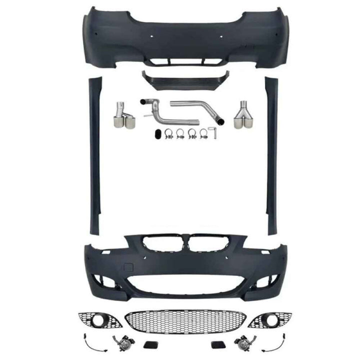 Car Craft Compatible With Bmw 5 Series E60 2004-2010 Front Rear Bumper Upgrade Convert To M Sport M5 Bodykit Bumper Side Skirt Running Board Exhasut Tip - CAR CRAFT INDIA