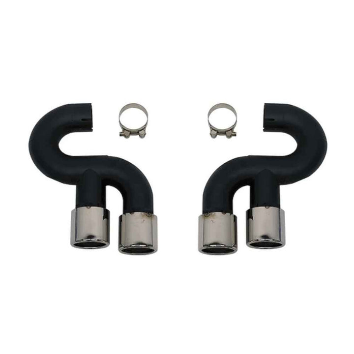 Car Craft Compatible With Bmw X5 E70 2007-2013 Exhaust Tips Tail Pipe Midpipe Muffler With Clamp E70-005 Gc