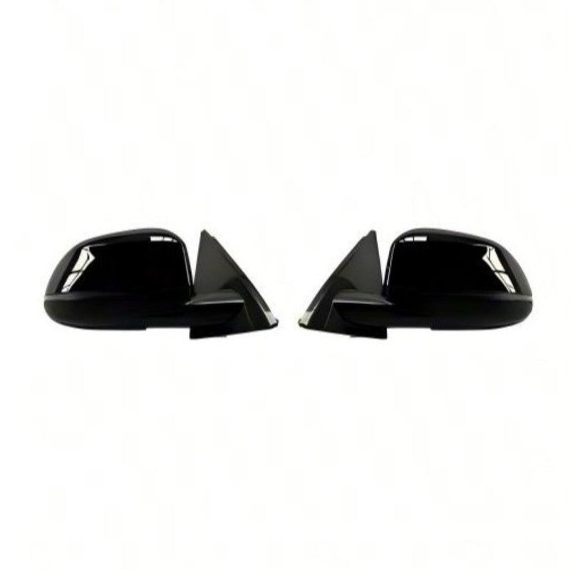Car Craft Compatible With Bmw X6 E71 2006-2014 Side Rear View Mirror Cover Assembly Set For G06 2024 Convertion Kit Style Black