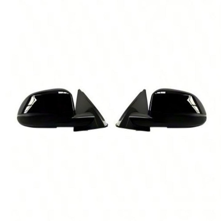 Car Craft Compatible With Bmw X6 E71 2006-2014 Side Rear View Mirror Cover Assembly Set For G06 2024 Convertion Kit Style Black
