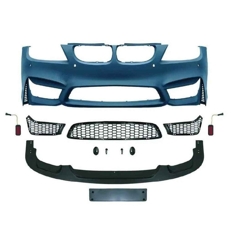 Car Craft Compatible With Bmw 3 Series E90 Lci 2009-2012 Front Bumper Upgrade Convert To M Sport M4 Bodykit Bumper - CAR CRAFT INDIA