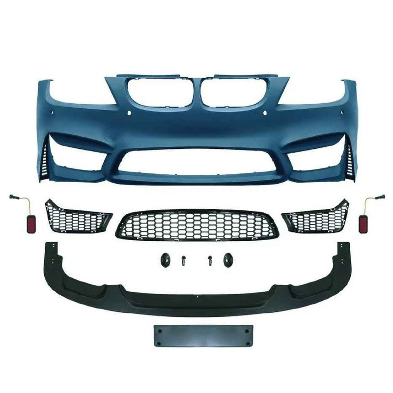 Car Craft Compatible With Bmw 3 Series E90 2005-2008 Front Bumper Upgrade Convert To M Sport M4 Bodykit Bumper - CAR CRAFT INDIA