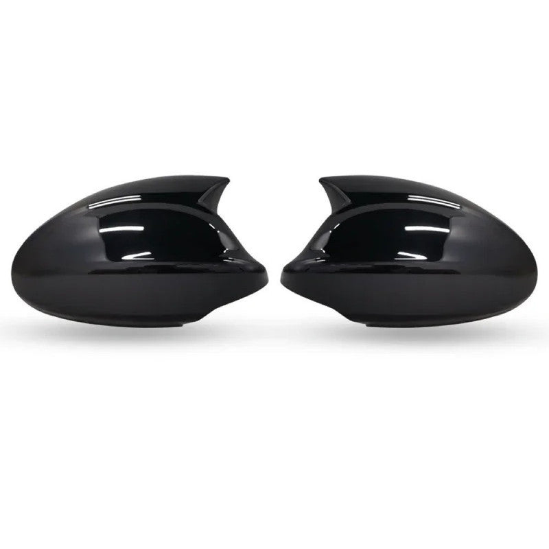 Car Craft Compatible With Bmw 1 3 Series E81 E82 E87 E88 E90 E91 E92 E93 2005-2009 Side Rear View Case Wing Cap Shell Housing Mirror Covers 3m Tape Pasting Style Glossy Black CC-11518