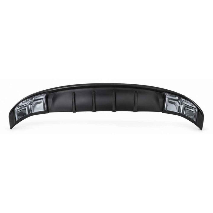 Car Craft Compatible With Hyundai Elantra 2016-2020 Rear After Bumper Lip Diffuser Skirt Trim Silver