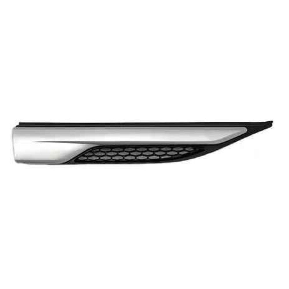 Car Craft Compatible With Land Rover Range Rover Evoque 2012-2018 Fender Side Air Vent Outlet Cover Trim Decorative Right Big Silver - CAR CRAFT INDIA