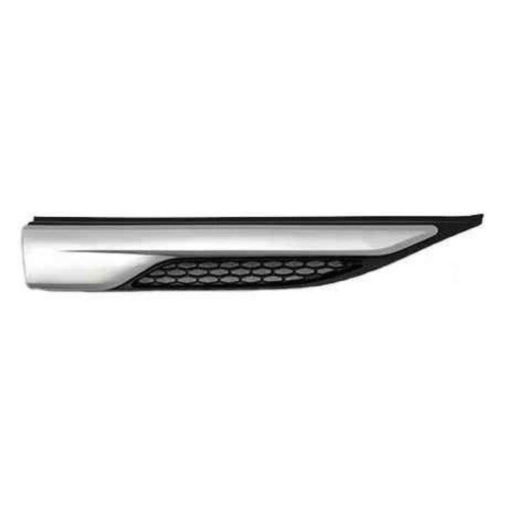 Car Craft Compatible With Land Rover Range Rover Evoque 2012-2018 Fender Side Air Vent Outlet Cover Trim Decorative Right Big Silver - CAR CRAFT INDIA