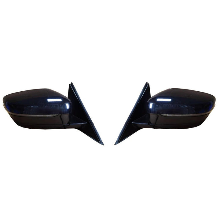Car Craft Compatible With Bmw 7 Series F02 2009-2015 Side Rear View Mirror Cover Assembly For Car Converted To G12 And G70 Gc F01 02 005