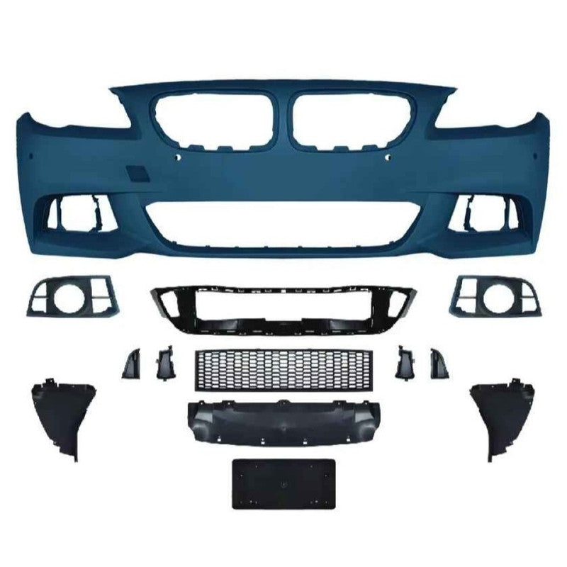 Car Craft Compatible With Bmw 5 Series F10 2010-2013 Front Bumper Upgrade Convert To M Sport Mt M Tech Bodykit Bumper - CAR CRAFT INDIA