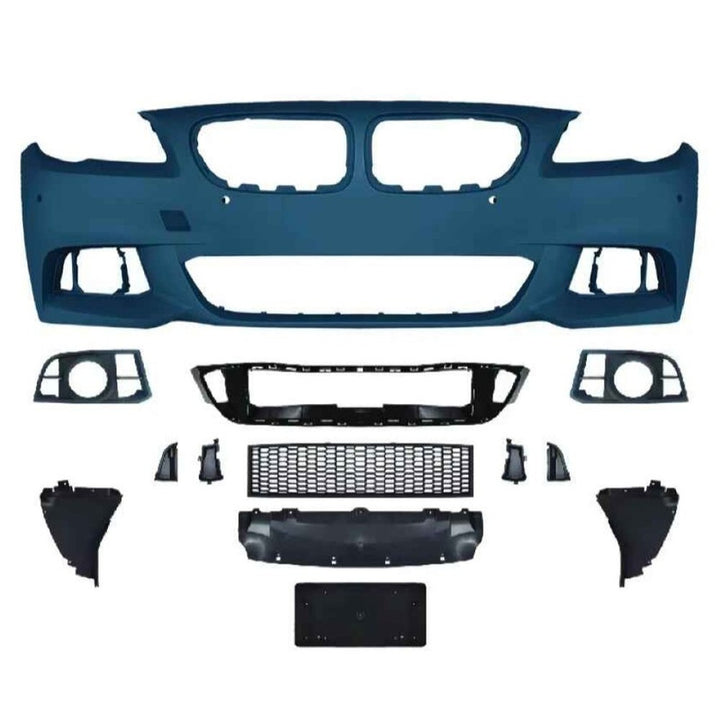 Car Craft Compatible With Bmw 5 Series F10 Lci 2014-2017 Front Bumper Upgrade Convert To M Sport Mt M Tech Bodykit Bumper - CAR CRAFT INDIA
