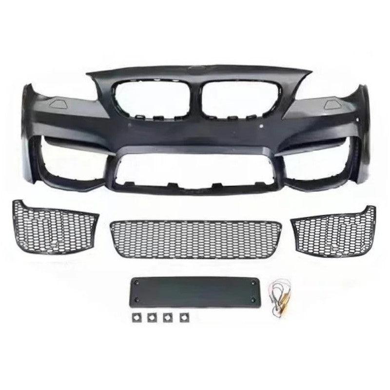Car Craft Compatible With Bmw 5 Series F10 2010-2017 Front Bumper Upgrade Convert To M Sport M4 Bodykit Body Kit Bumper CC-10679