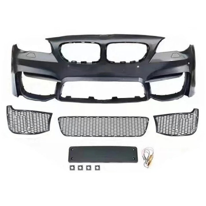 Car Craft Compatible With Bmw 5 Series F10 2010-2017 Front Bumper Upgrade Convert To M Sport M4 Bodykit Body Kit Bumper CC-10679