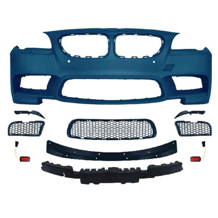 Car Craft Compatible With Bmw 5 Series F10 2010-2017 Front Bumper Upgrade Convert To M Sport M5 Bodykit Bumper - CAR CRAFT INDIA
