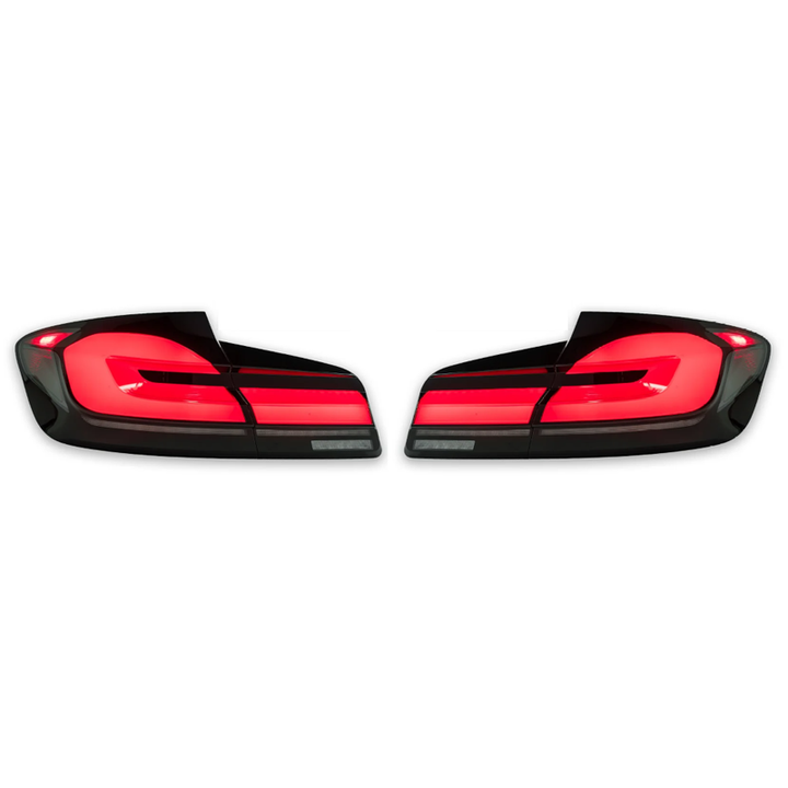 Car Craft Compatible With Bmw 5 Series F10 2010-2017 Car Rear Upgraded Tail Light Lamp Xenon Taillight Retrofit Upgrade Modified Led Drl Hid Laser G30 Style RED CC-9721 - CAR CRAFT INDIA