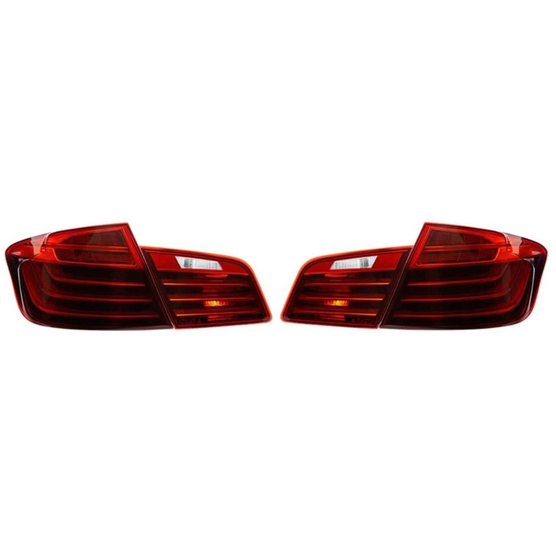 Car Craft Compatible With Bmw 5 Series F10 2010-2017 Car Rear Upgraded Tail Light Lamp Xenon Taillight Retrofit Upgrade Modified Led Drl Hid Light Red - CAR CRAFT INDIA