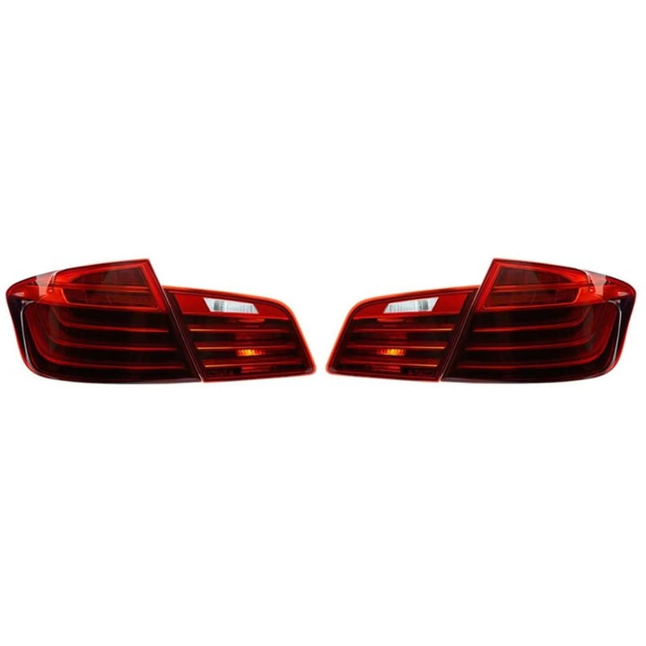 Car Craft Compatible With Bmw 5 Series F10 2010-2017 Car Rear Upgraded Tail Light Lamp Xenon Taillight Retrofit Upgrade Modified Led Drl Hid Light Red - CAR CRAFT INDIA
