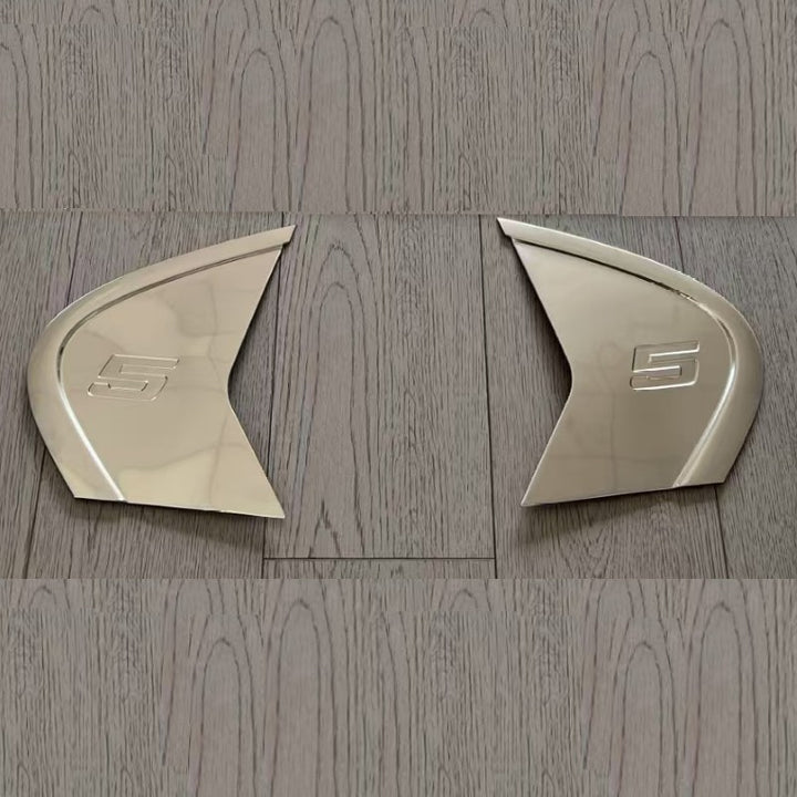 Car Craft Compatible With Bmw 5 Series F10 2010-2017 Rear Side Door Window Garnish Louver Cover Trim G60 Style