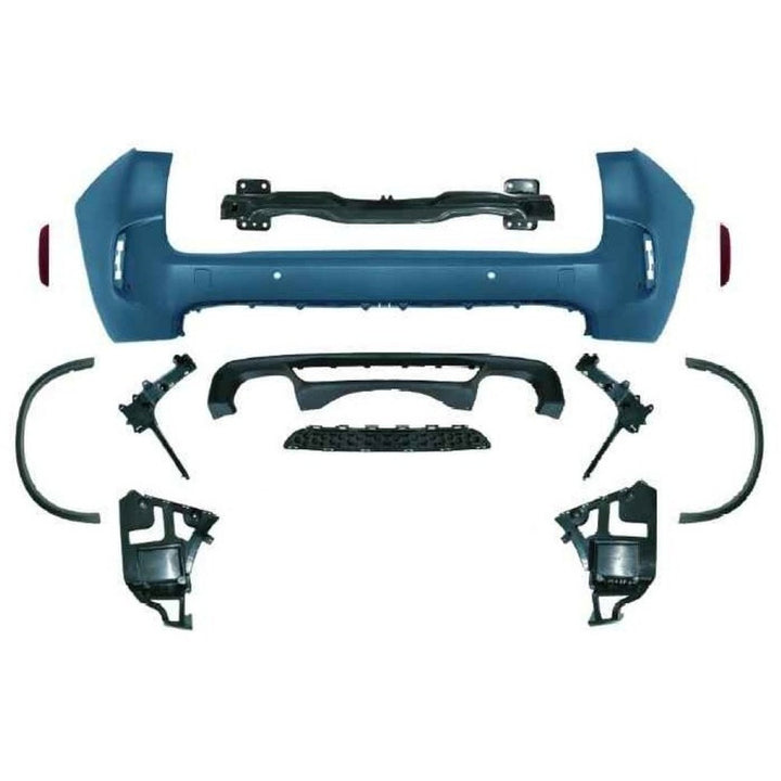 Car Craft Compatible With Bmw X5 F15 2014-2019 Rear Bumper Upgrade Convert To M Sport Mp M Performance M Sport X5m Bodykit Wheel Arch F15-005 Gc