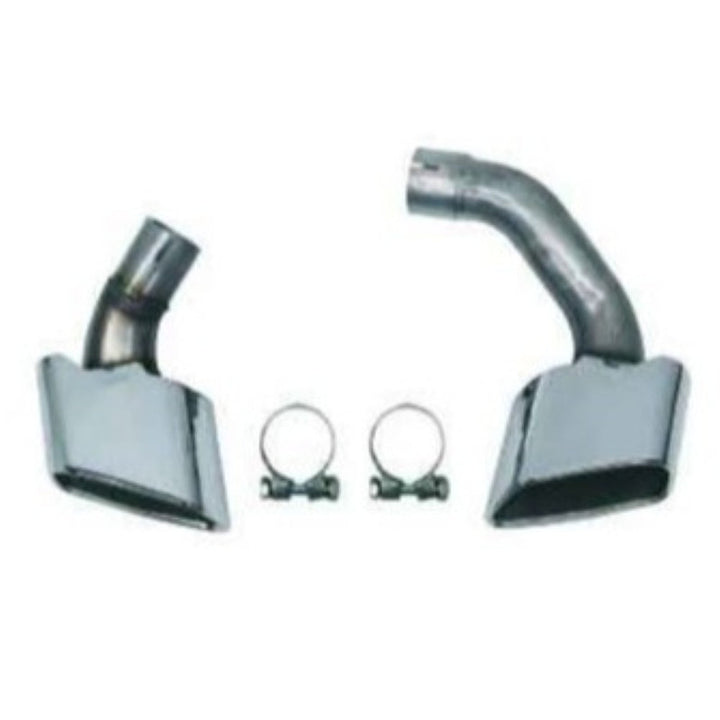 Car Craft Compatible With Bmw X5 F15 2014-2019 Exhaust Tips Tail Pipe Midpipe Muffler With Clamp 35i 3.0 Gc