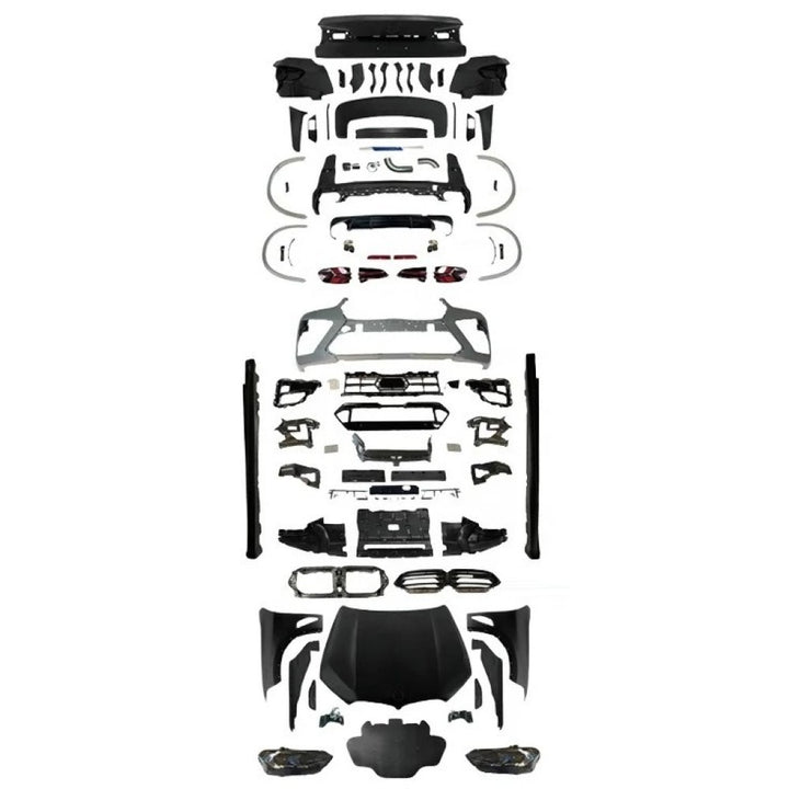 Car Craft Compatible With Bmw X5 F15 2014-2019 Upgrade Facelift Convert To X5 G05 Lci 2024+ Facelift Convertion Body Kit Bodykit Ttaillight Headlight Plug And Play Hood Bumper Trunk 1:1 Cut Version CC-7956 - CAR CRAFT INDIA