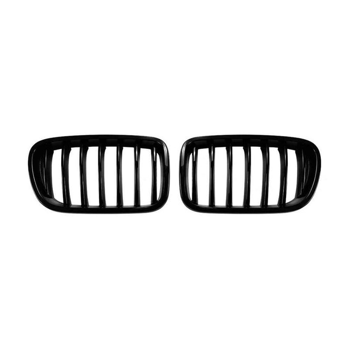 Car Craft Compatible With Bmw X3 F25 2011-2013 Front Bumper Show Gril Glossy Black Single Line