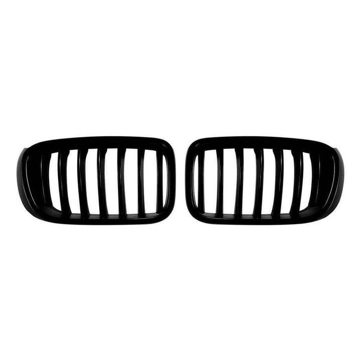 Car Craft Compatible With Bmw X3 F25 Lci 2014-2017 Front Bumper Show Gril Glossy Black Single Line