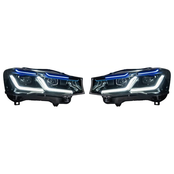 Car Craft Compatible With Bmw X3 F25 2015-2017 Lci Car Front Upgraded Head Light Lamp Xenon Headlight Retrofit Upgrade Modified Led Drl Hid Defender Style - CAR CRAFT INDIA