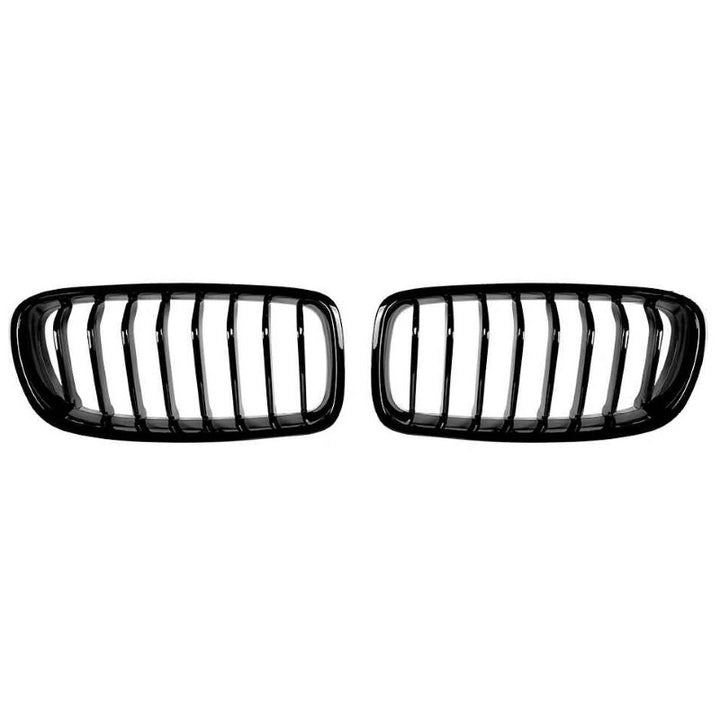 Car Craft Compatible With Bmw 3 Series F30 F80 2012-2018 M3 M4 Front Bumper Show Mesh Grill Single Line Bar Zst-1329 Single Glossy Black - CAR CRAFT INDIA