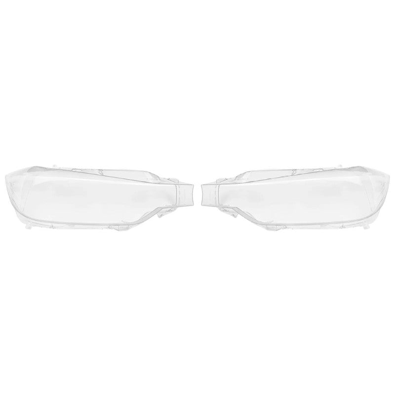 Car Craft Compatible With Bmw 3 Series F30 2012-2015 Car Front Headlights Headlamp Glass Lenses Cover Dust Shell Transparent Plexiglass Lampshade Ddz-f35lk-12l+r Set - CAR CRAFT INDIA