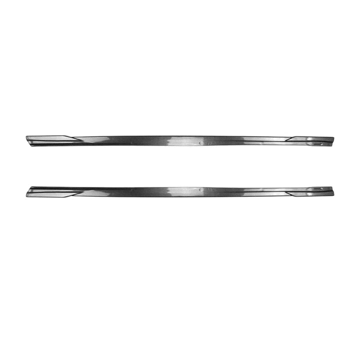 Car Craft Compatible With Bmw 3 Series F30 2012-2018 Car Side Skirts Splitter Running Board Trim Zst-1490 Cf Carbon Fiber Look - CAR CRAFT INDIA