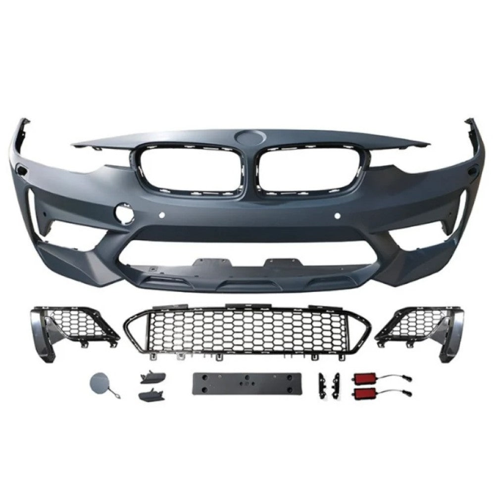 Car Craft Compatible With Bmw 3 Series F30 2012-2018 Front Bumper Bodykit M Sport M3c Style CC-7954 - CAR CRAFT INDIA